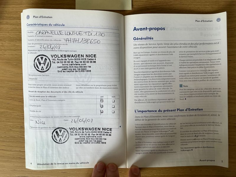 Volkswagen T5 Caravelle 2.5 TDI lang 2007 – снимка на щета