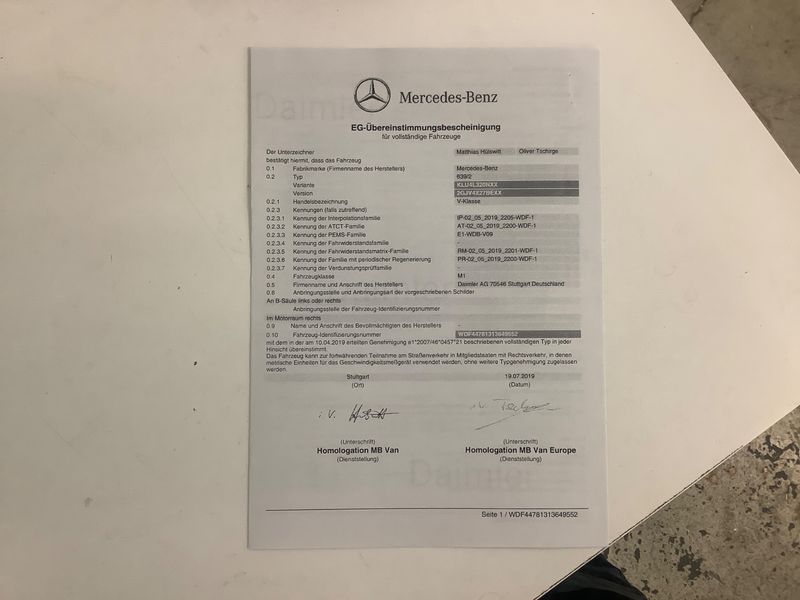 Mercedes-Benz V-Klasse V 220 d EDITION lang 2019 – снимка 22