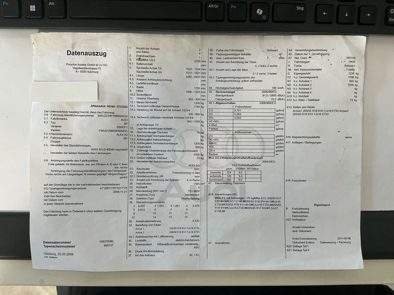 Audi A3 Sportback 1.6 Attraction 2009 – снимка 6
