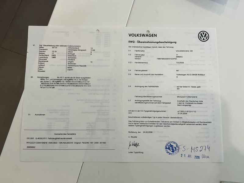 Volkswagen Touran 2.0 TDI Goal 2006 – снимка 6