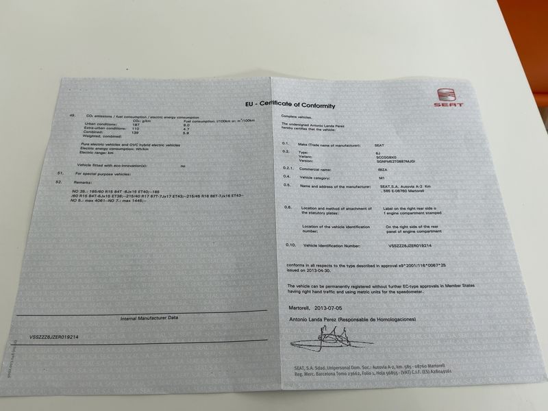 Seat Ibiza 1.4 Reference Salsa 2013 – снимка 22