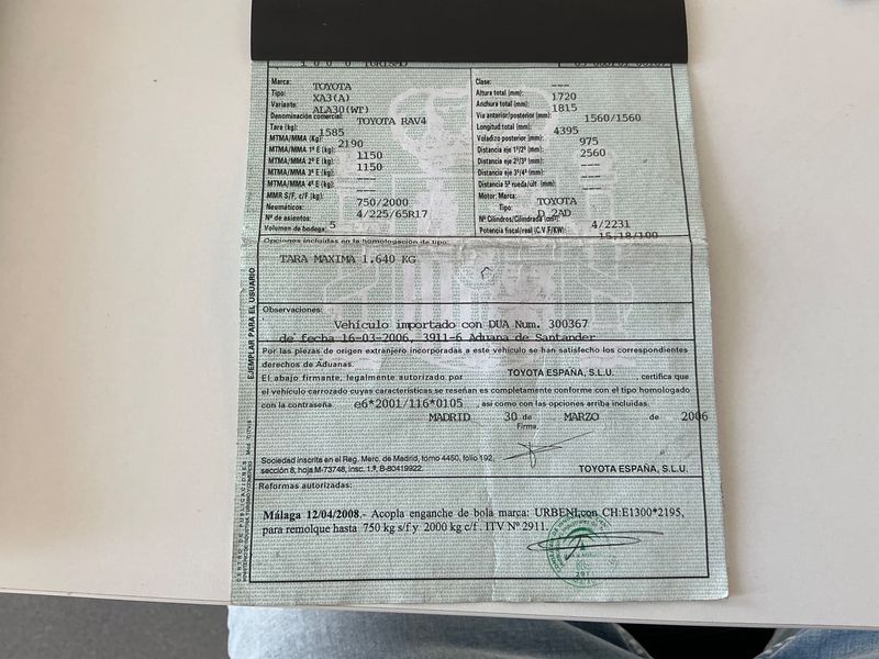 Toyota RAV 4 2.2 Turbodiesel 2006 – снимка 6