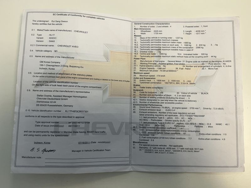 Chevrolet Aveo 1.4 LT + 2011 – снимка 21
