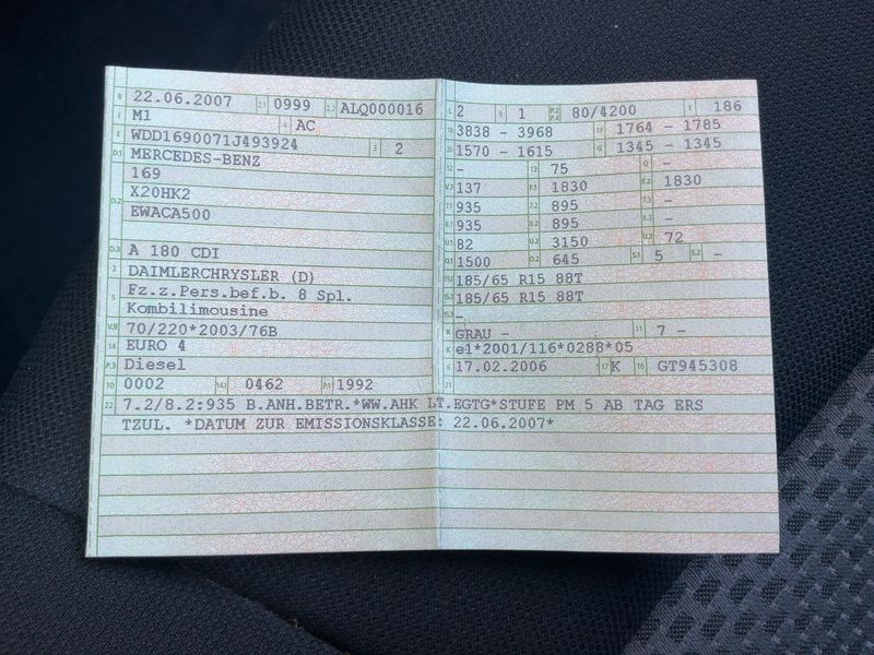 Mercedes-Benz A-Klasse A 180 CDI Avantgarde 2007 – снимка 20