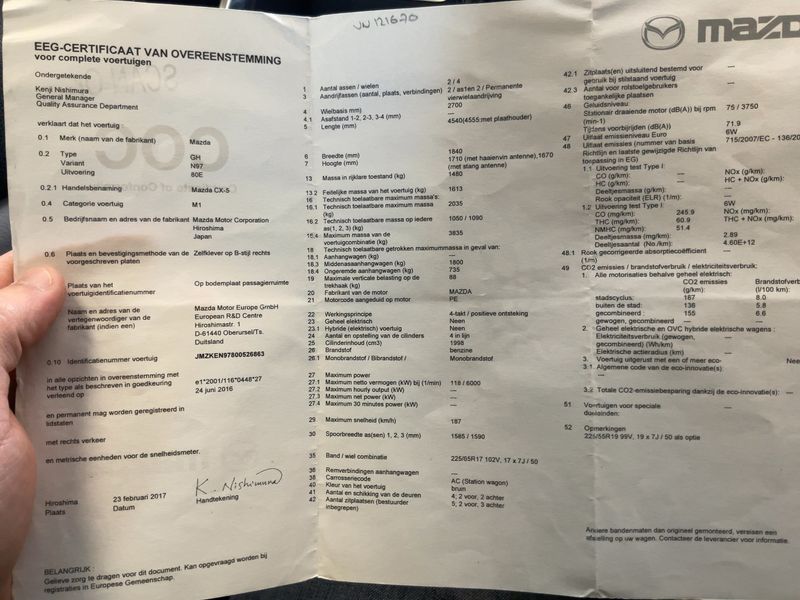 Mazda CX-5 2.0 Exclusive-Line AWD 2017 – снимка 21