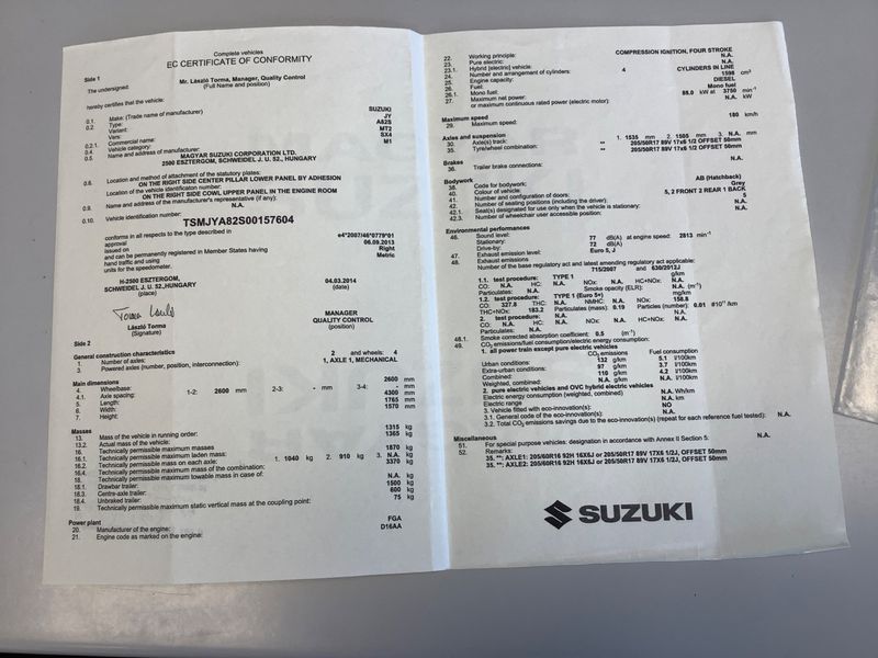 Suzuki SX4 S-Cross 1.6 DDiS Easy 2WD 2014 – снимка 22
