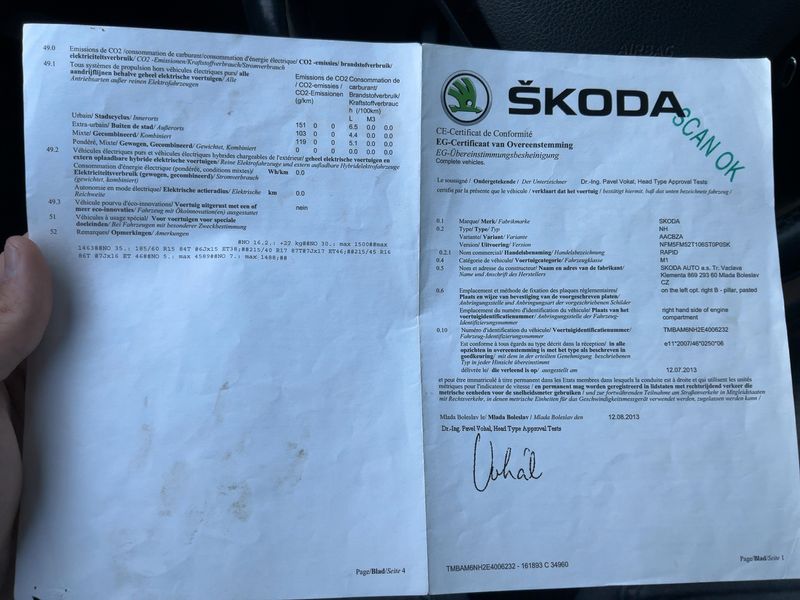 Skoda Rapid 1.2 TSI Ambition 2014 – снимка 21
