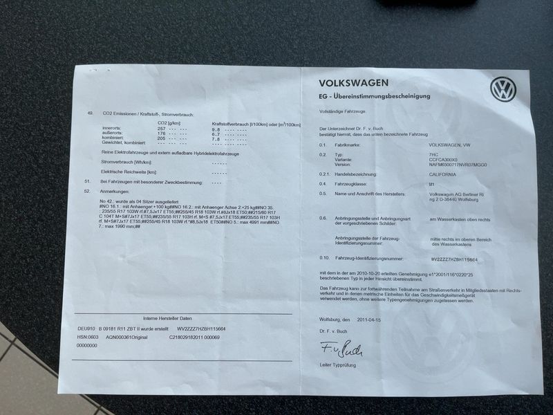 Volkswagen T5 California 2.0 TDI Comfortline Europe 2011 – снимка 21