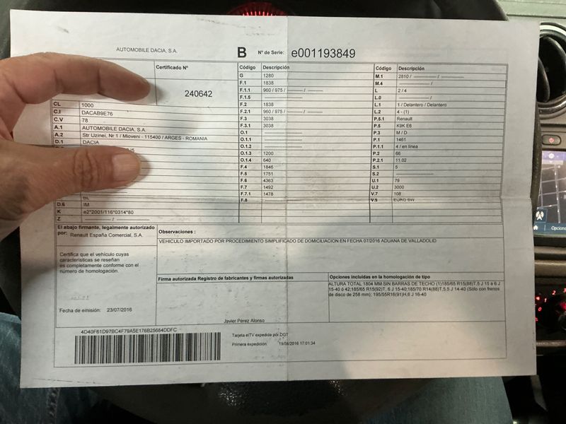 Dacia Dokker 1.5 dCi Diesel Ambiance 2016 – снимка 6