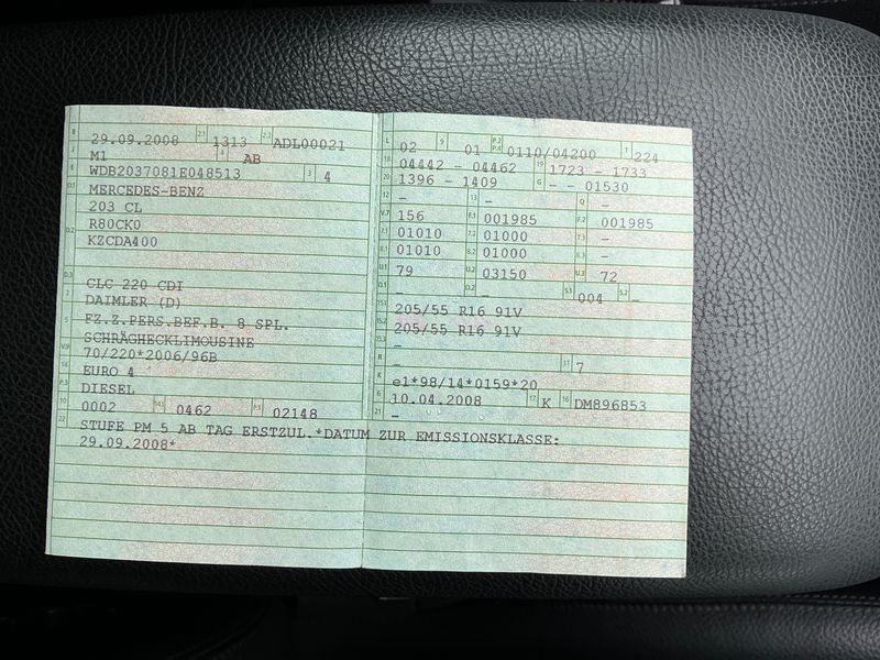 Mercedes-Benz CLC-Klasse CLC 220 CDI 2008 – снимка 5