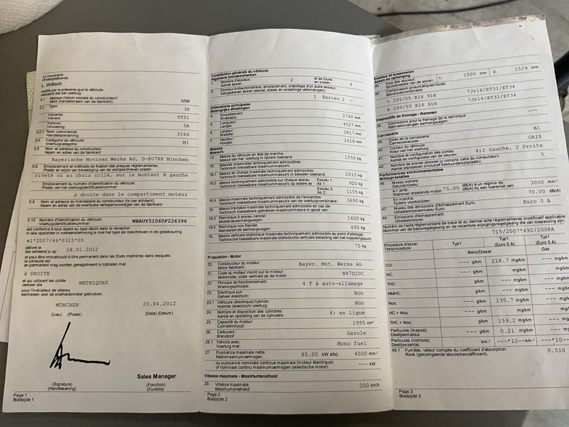 BMW 3er 316d 2012 – снимка 6