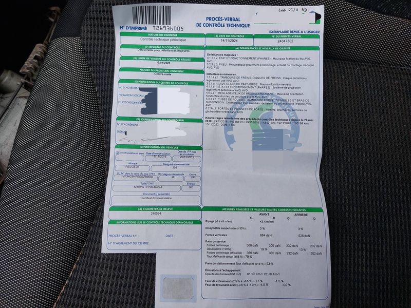 Peugeot 308 1.6 HDi Active 2012 – снимка 18