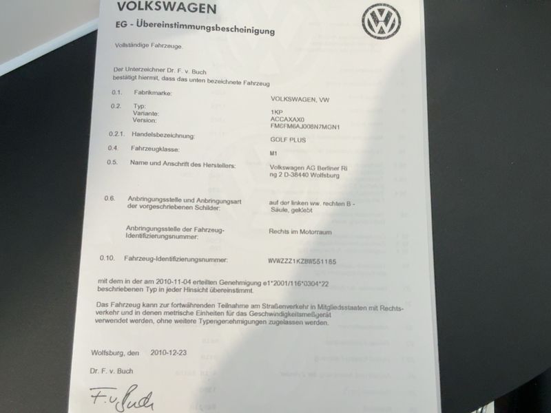 Volkswagen Golf VI Plus 1.4 TSI Comfortline 2011 – снимка 22