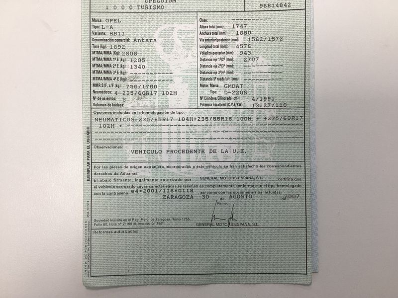 Opel Antara 2.0 CDTI Cosmo 4x4 2007 – снимка 6