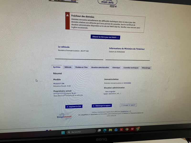 Peugeot 206 1.4 HDi Affaire Pack CD Clim 2005 – снимка 6