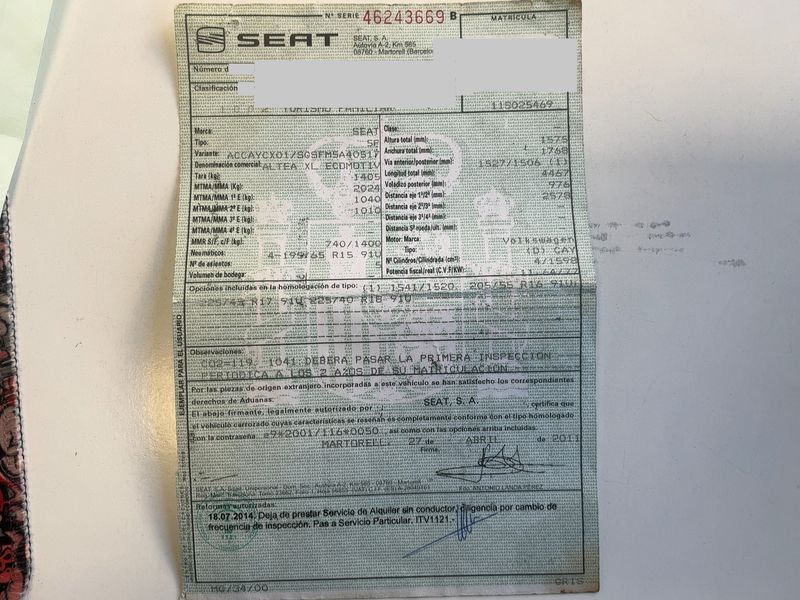 Seat Altea 1.6 TDI Reference Ecomotive 2011 – снимка 21