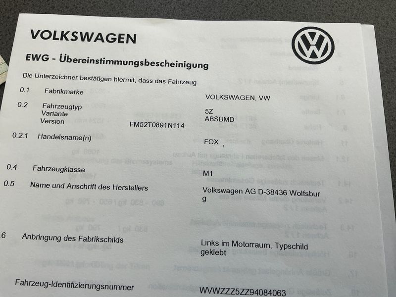 Volkswagen Fox 1.2 Fresh 2008 – снимка 6