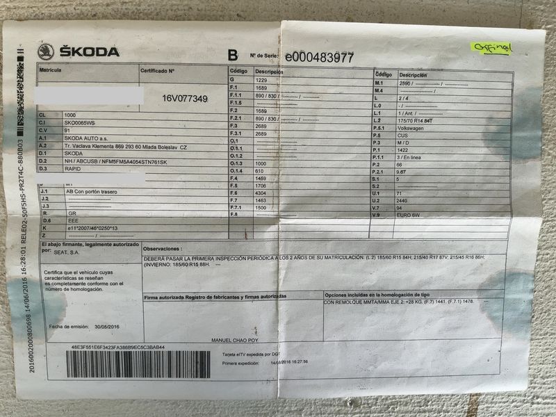 Skoda Rapid Spaceback 1.4 TDI Ambition 2016 – снимка 21