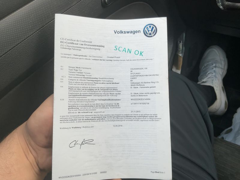 Volkswagen Caddy 2.0 TDI Maxi Comfortline 2014 – снимка 22