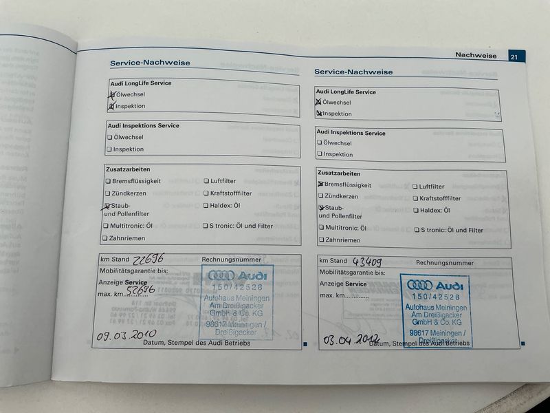 Audi A4 2.0 2008 – снимка на щета