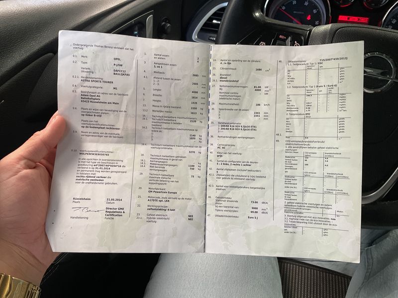 Opel Astra 1.7 CDTI Exklusiv 2014 – снимка 6
