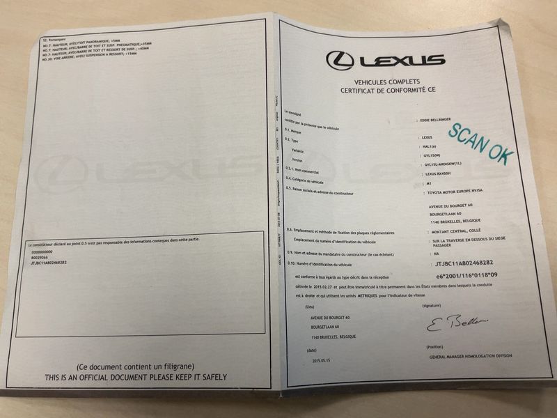 Lexus RX-Serie RX 450h Luxury AWD 2015 – снимка 22