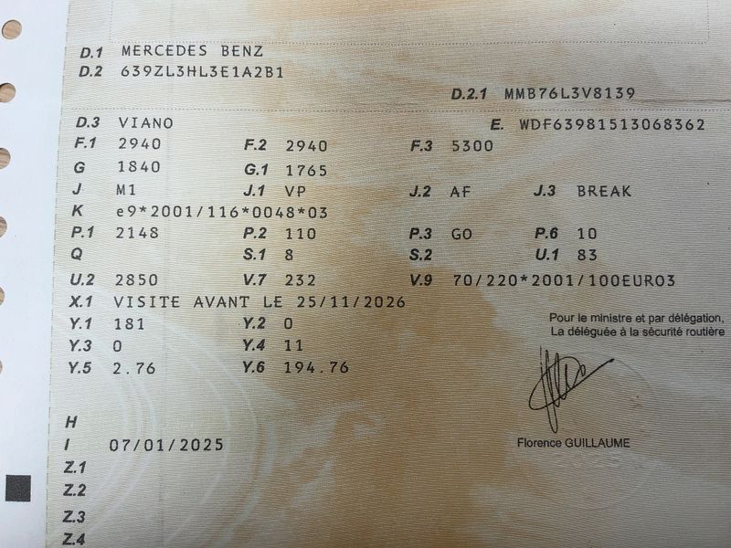 Mercedes-Benz Viano 2.1 CDI extralang Ambiente 2004 – снимка 20