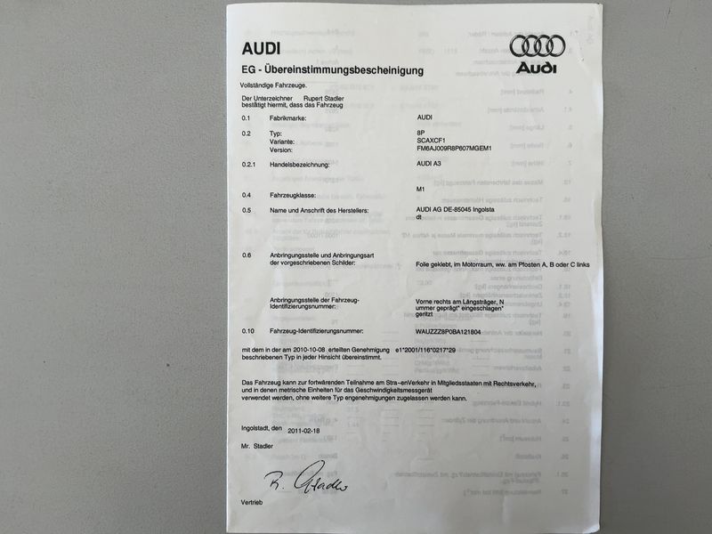 Audi A3 Sportback 1.4 TFSI Attraction 2011 – снимка 21