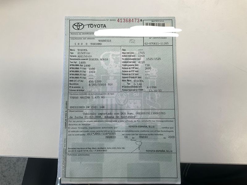 Toyota Auris 2.0 D-4D Sol 2008 – снимка 6