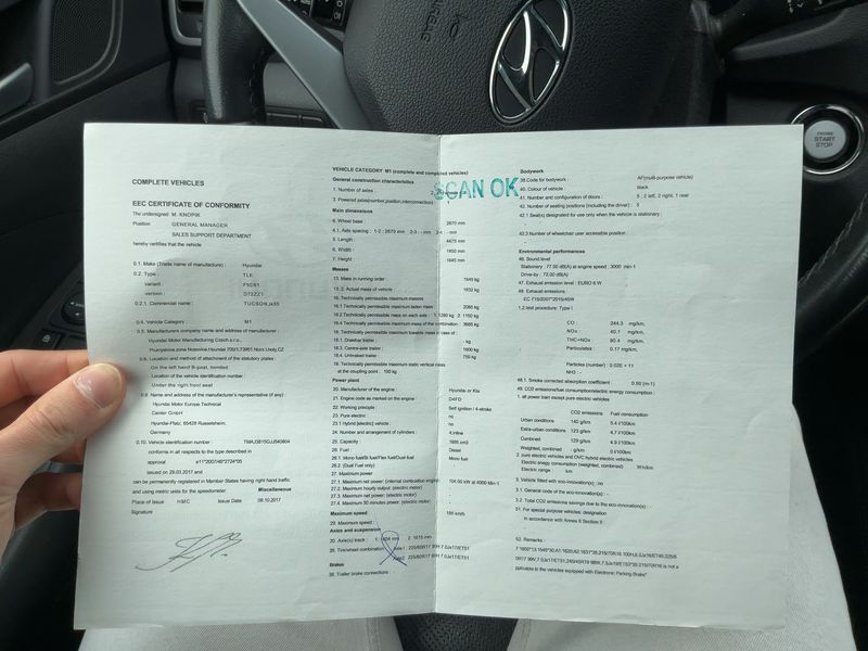 Hyundai Tucson 1.7 CRDi Style blue 2WD 2017 – снимка 21
