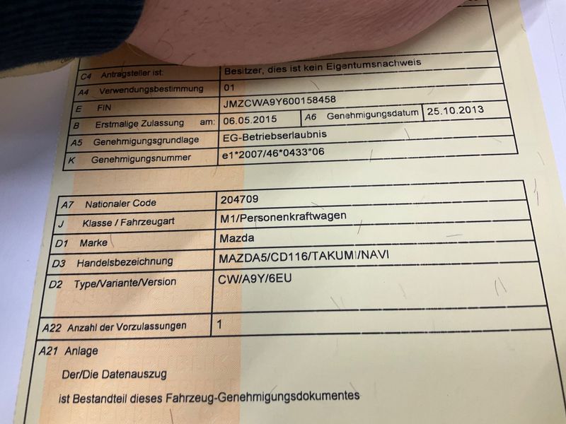 Mazda 5 1.6 CD Diesel Takumi 2015 – снимка 21