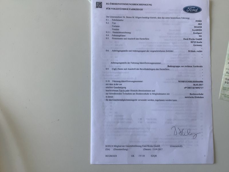 Ford EcoSport 1.0 EcoBoost Trend 2017 – снимка 22