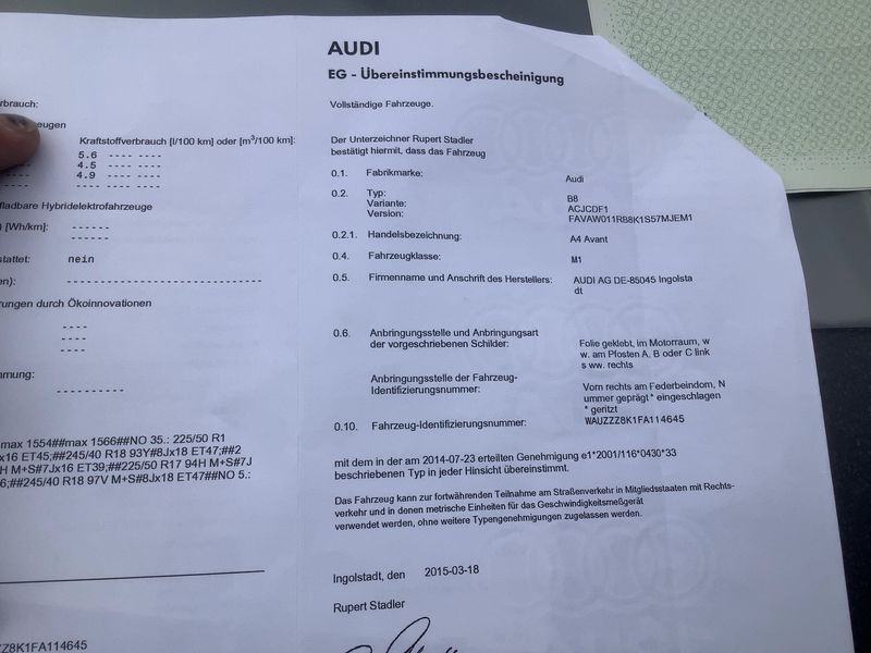 Audi A4 2.0 TDI S line Sportpaket plus 2015 – снимка 16