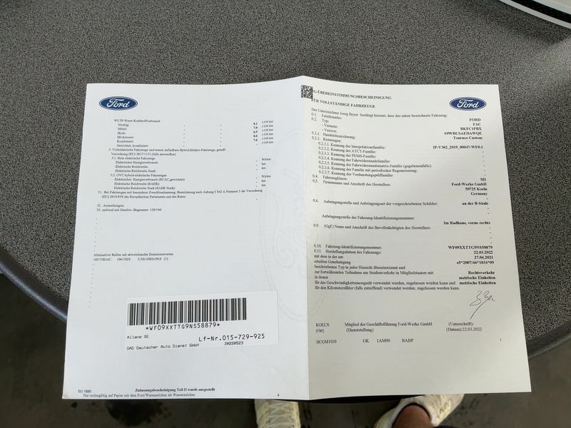Ford Tourneo Custom 2.0 TDCi Mild-Hybrid L2 Trend 2022 – снимка 21