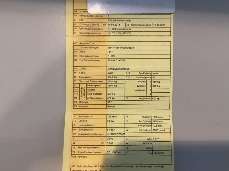 Fiat Qubo 1.4 Dynamic 2014 – снимка 20