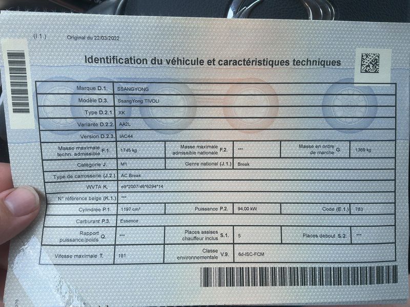 Ssangyong Tivoli 1.2 GDI Crystal 4x2 2022 – снимка 20