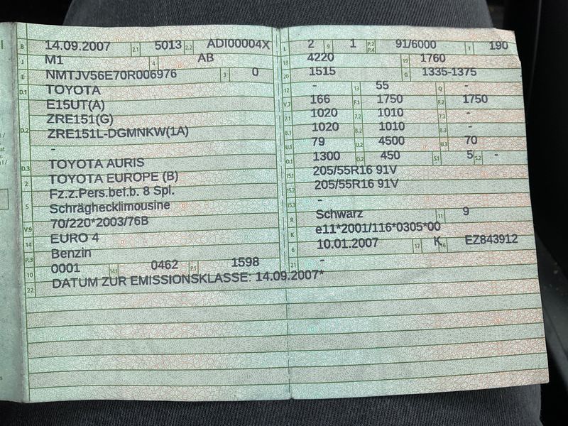 Toyota Auris 1.6 Sol 2007 – снимка 5