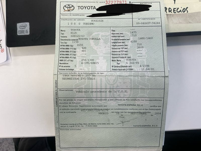 Toyota Corolla 1.6 Compact 2004 – снимка 6