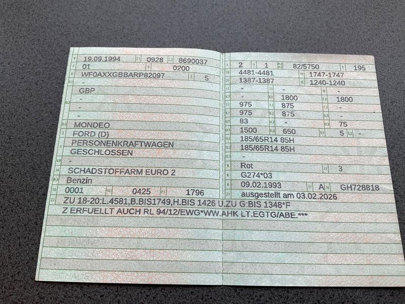 Ford Mondeo 1.8 CLX 1994 – снимка 5