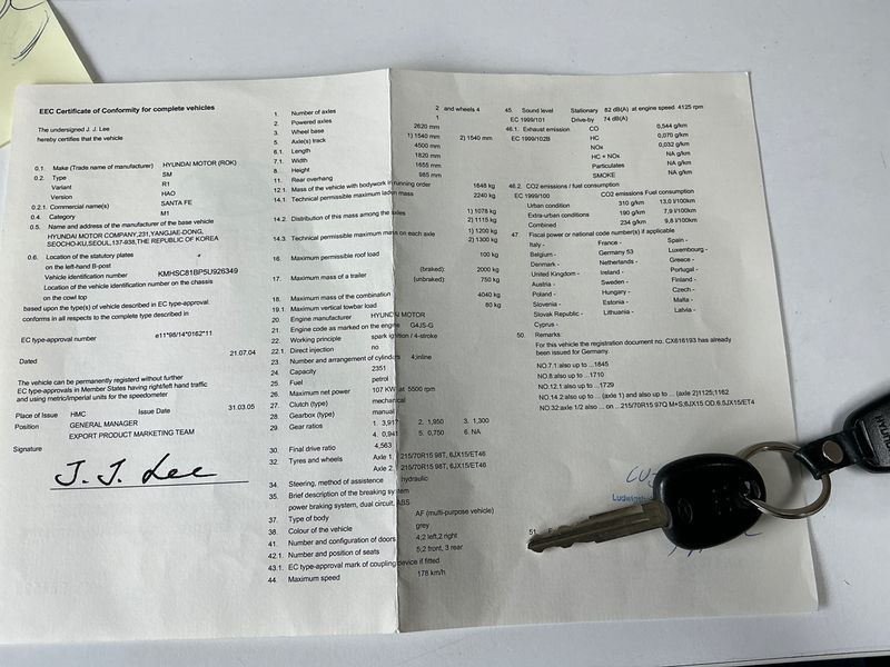 Hyundai Santa Fe 2.4 GLS Team 06 2005 – снимка 6