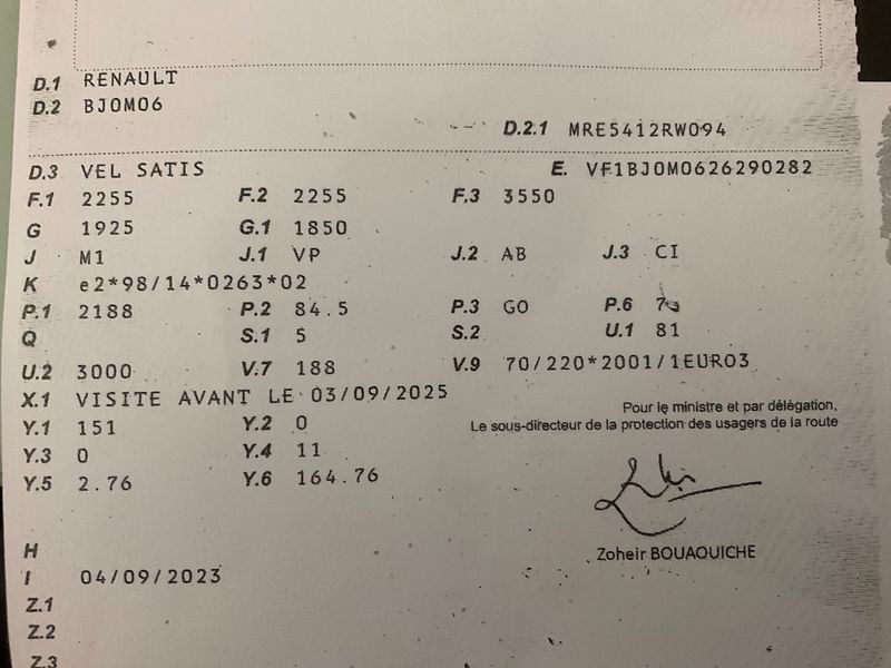 Renault Vel Satis 2.2 dCi Expression 2002 – снимка 5