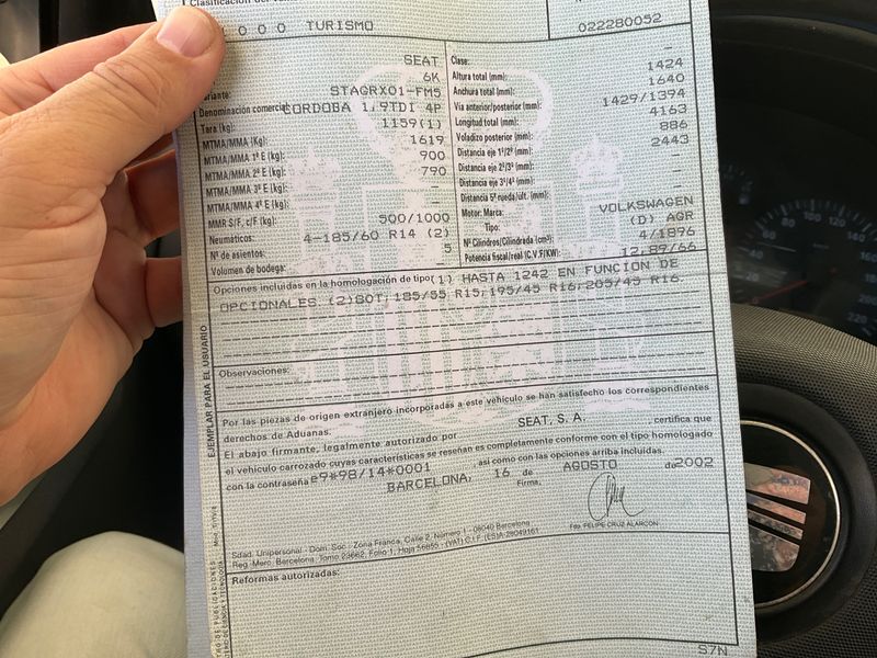 Seat Cordoba 1.9 TDI Tour 2002 – снимка 6