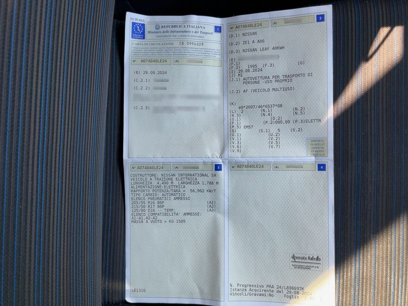 Nissan Leaf electric drive 110 kW N-Connecta 2024 – снимка 20