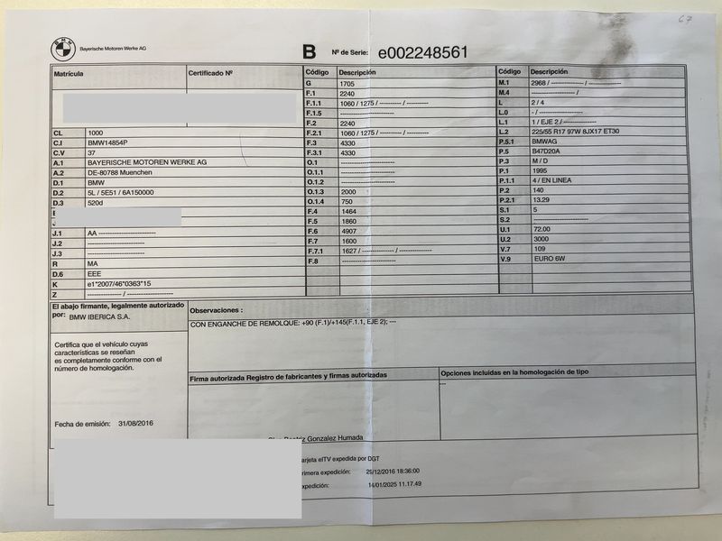 BMW 5er 520d 2016 – снимка 21