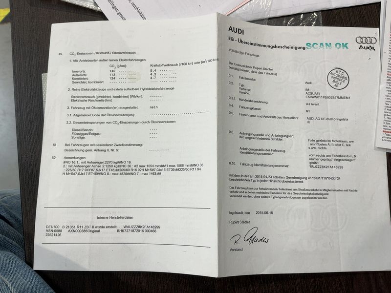 Audi A4 2.0 TDI clean diesel Ambition 2015 – снимка 16
