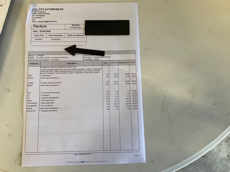 Citroen C4 1.6 HDi Business 2013 – снимка на щета