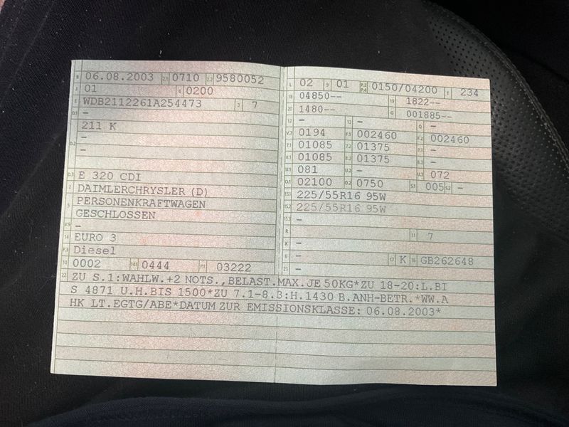 Mercedes-Benz E-Klasse E 320 CDI T Elegance 2003 – снимка 5