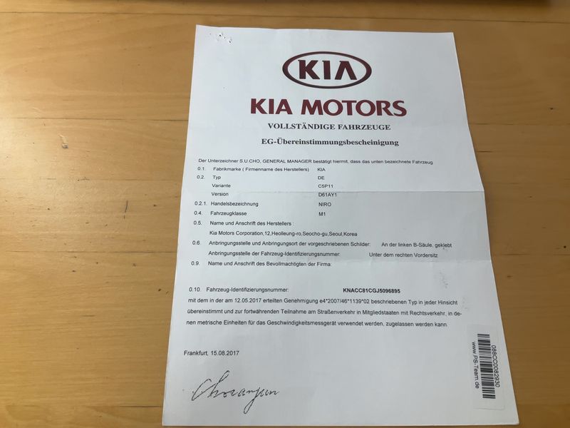 Kia Niro 1.6 Hybrid Vision 2017 – снимка 21