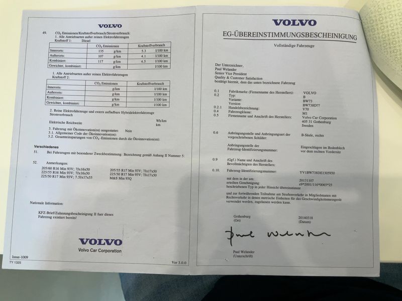 Volvo V70 2.0 D4 Momentum 2014 – снимка 22
