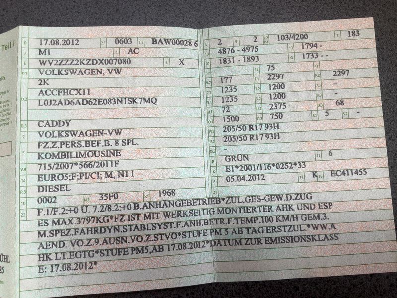 Volkswagen Caddy 2.0 TDI Maxi Highline 2012 – снимка 15